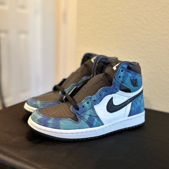 Jordan 1 High OG Tie Dye Women’s Size 7 - Picture 3 of 15